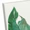 Mint Green Tropical Leaves 16" x 24" Canvas Wall Art